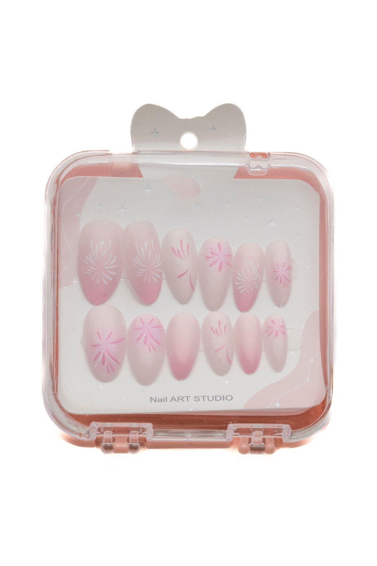 Profesyonel Kedi Gözü Takma Tırnak 12 Adet RC339