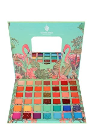 Flamingo Holiday 42 Renkli Göz Farı Paleti