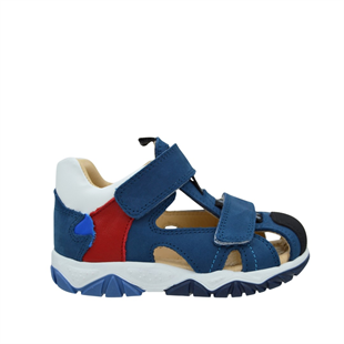 KategorisizOrtopedik Bebek Deri Sandalet 2308 (21-30) MAVİ