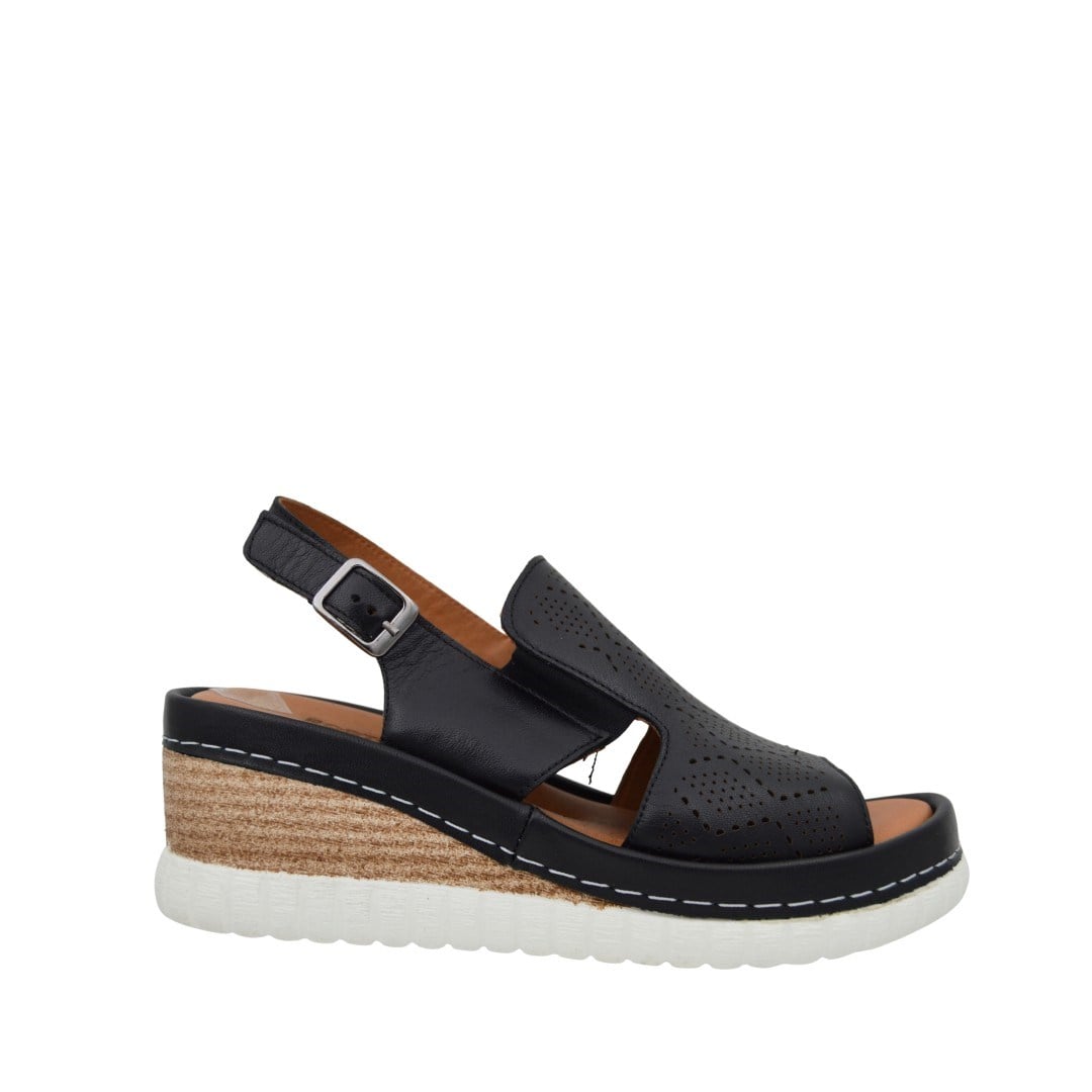 KategorisizAnatomik Comfort Kadın Deri Sandalet 2300 SİYAH