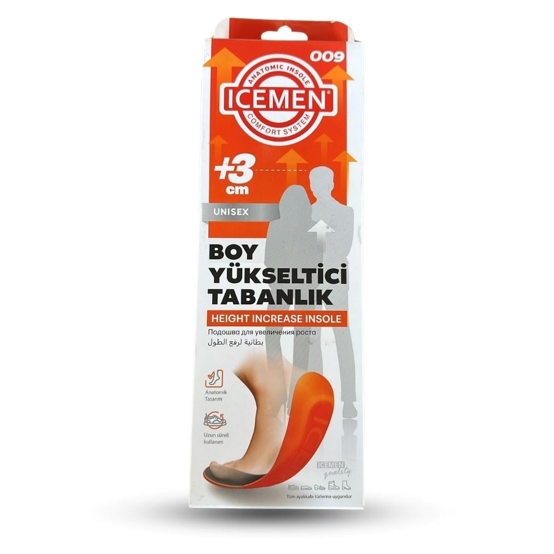 KategorisizICEMEN +3 cm Boy Yükseltici Memory Foam Tabanlık STD