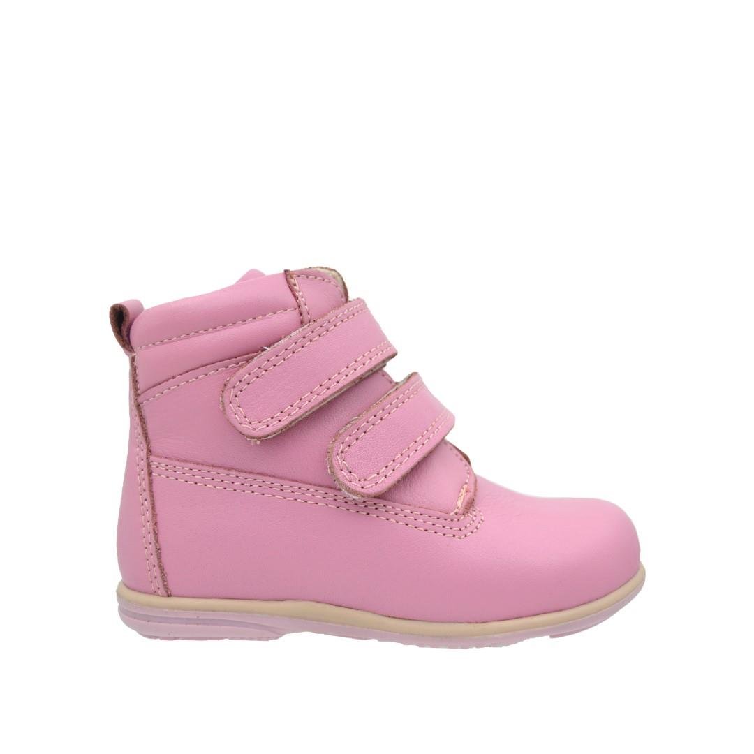 KategorisizOrtopedia Bebek Deri Bot 1265 PEMBE