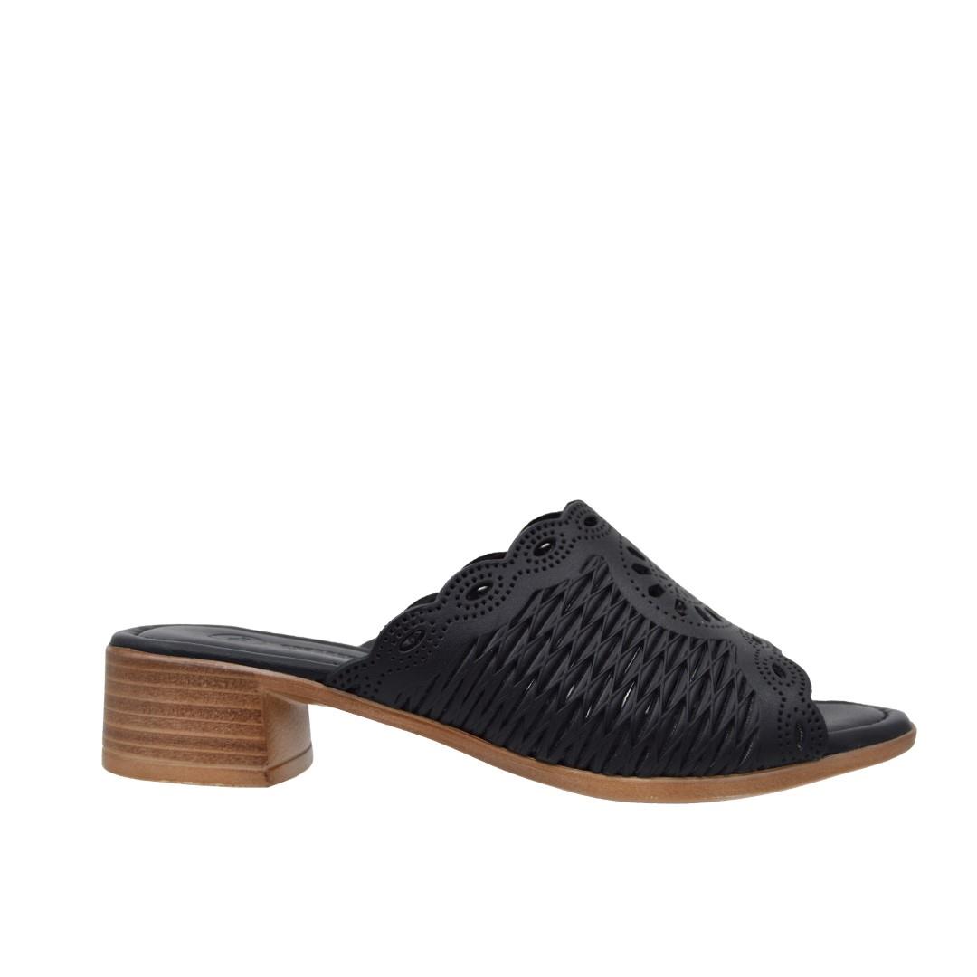 KategorisizOrtopedia Kadın Hakiki Deri Desenli Terlik 2196 SİYAH