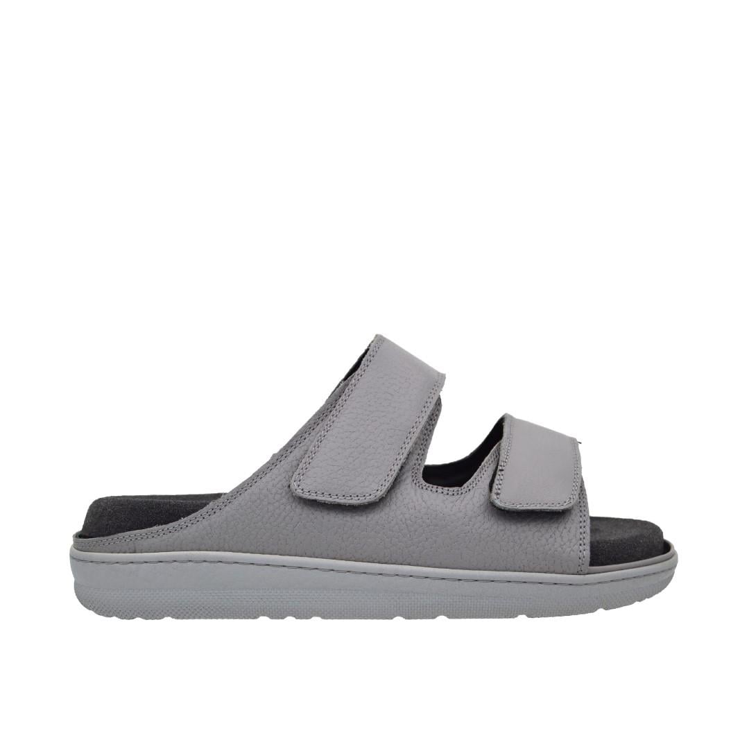 KategorisizOrtopedia Ortopedik Comfort Erkek Terlik Hakiki Deri 2190 GRİ