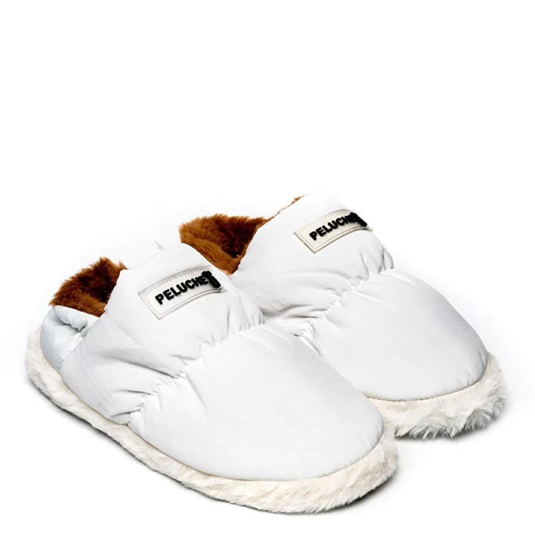 KategorisizPeluche Parachute Unisex Ev Terliği BEYAZ