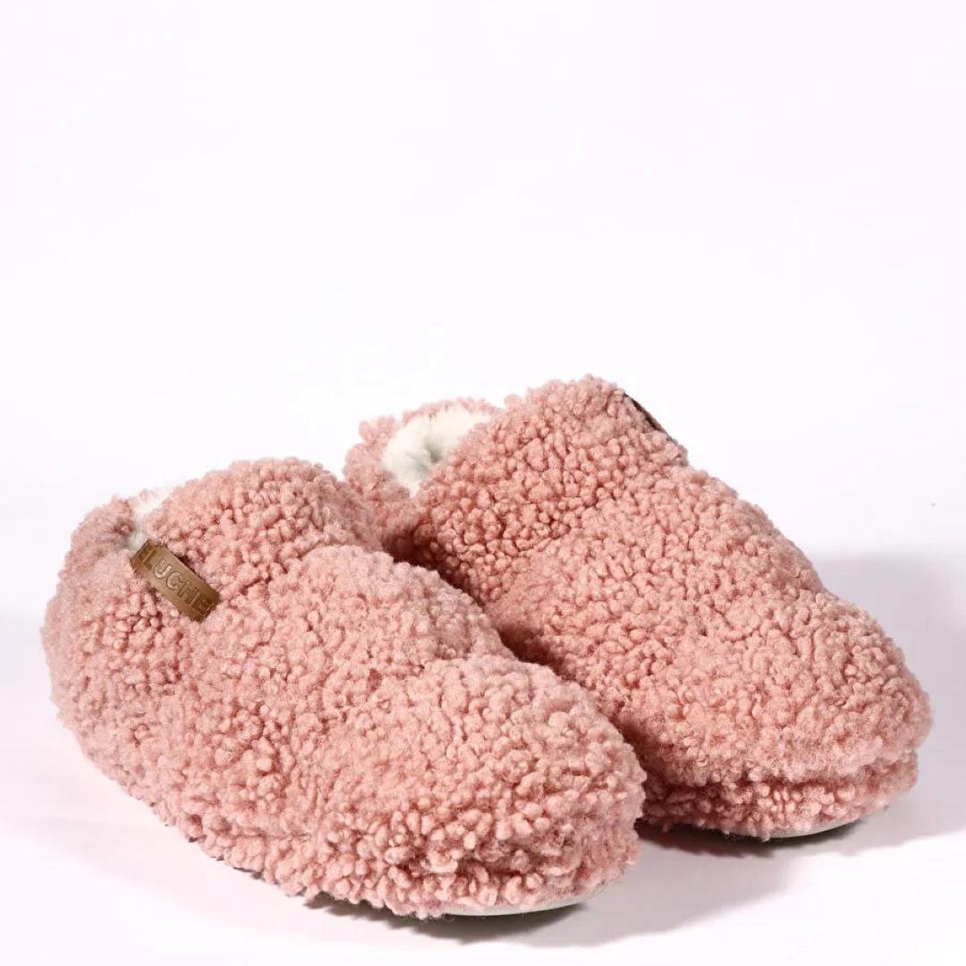 KategorisizPeluche Teddy Kadın Ev Terliği PEMBE