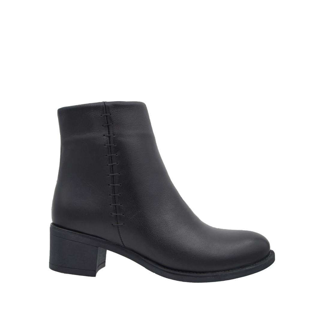 Topuklu BotOrtopedia Hakiki Deri Kadın Bot 1967 SİYAH