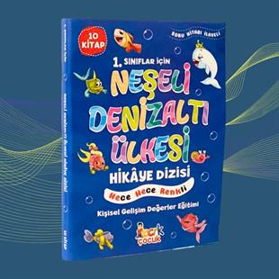 Neşeli Denizaltı Ülkesi 1. Sınıf Okuma Seti (10 Kitap)