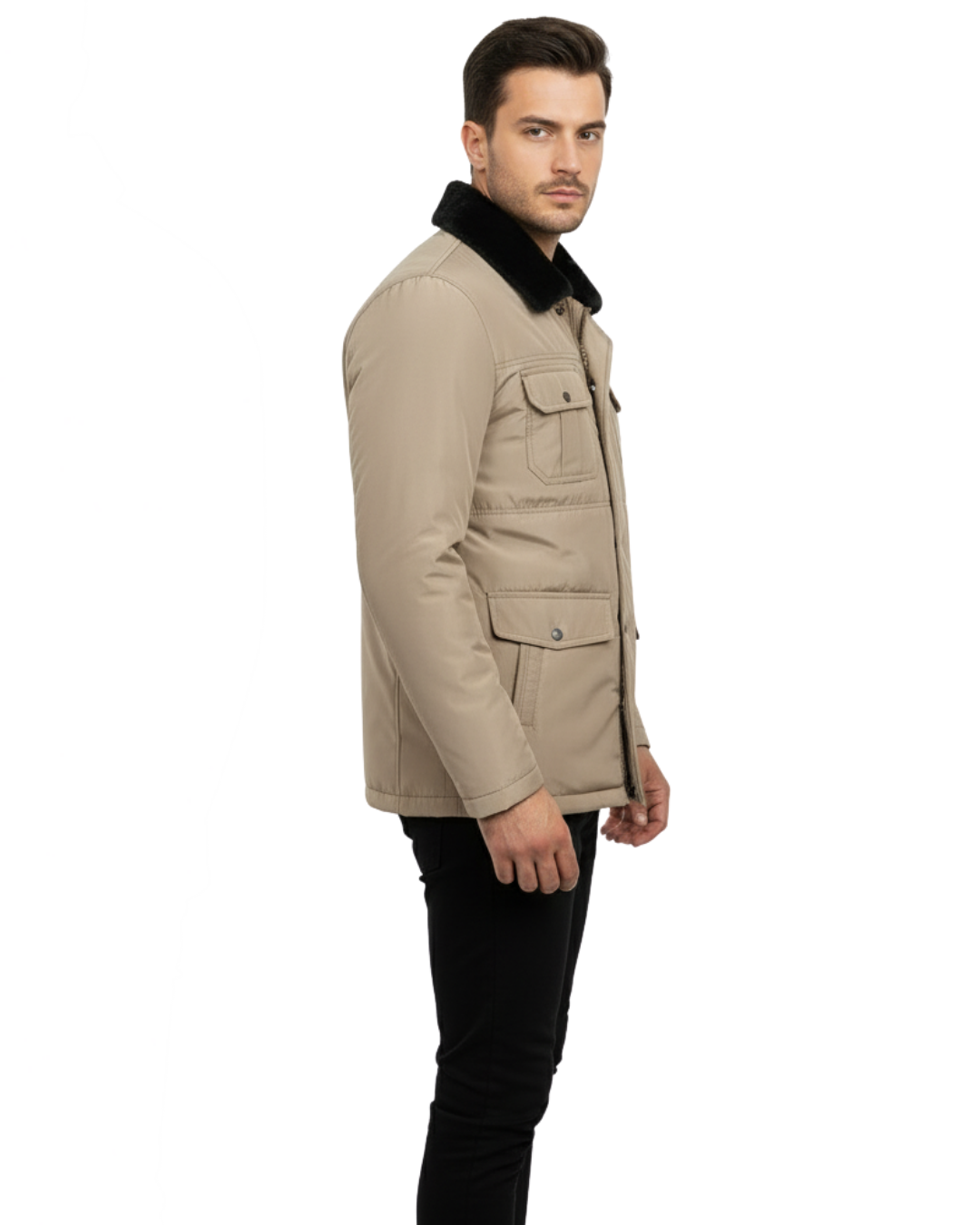 Maserto Unisex Fermuarlı Kapitone Mont - Su Geçirmez, Astarlı, Çift Cepli, Mevsimlik