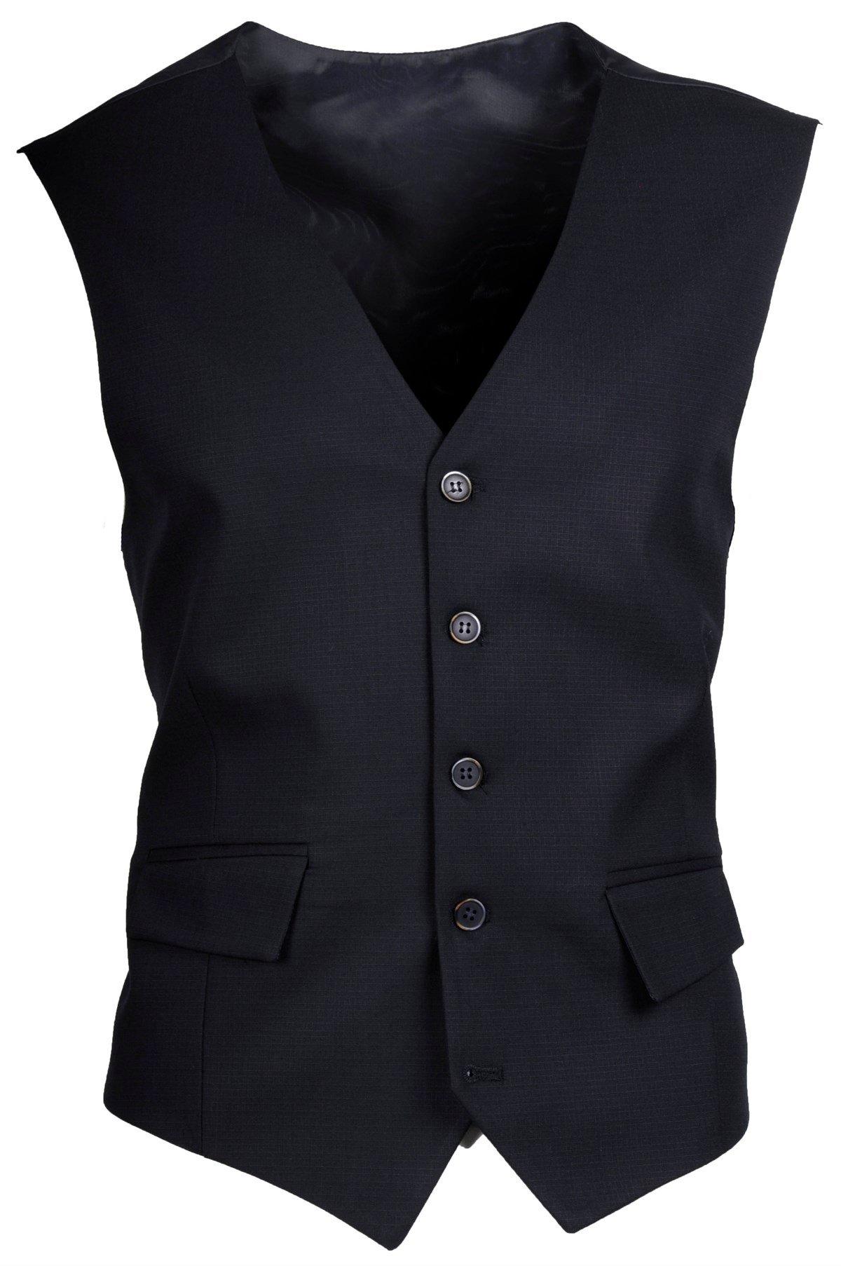 LACİVERT DÜZ RENK SLİM FİT YELEK