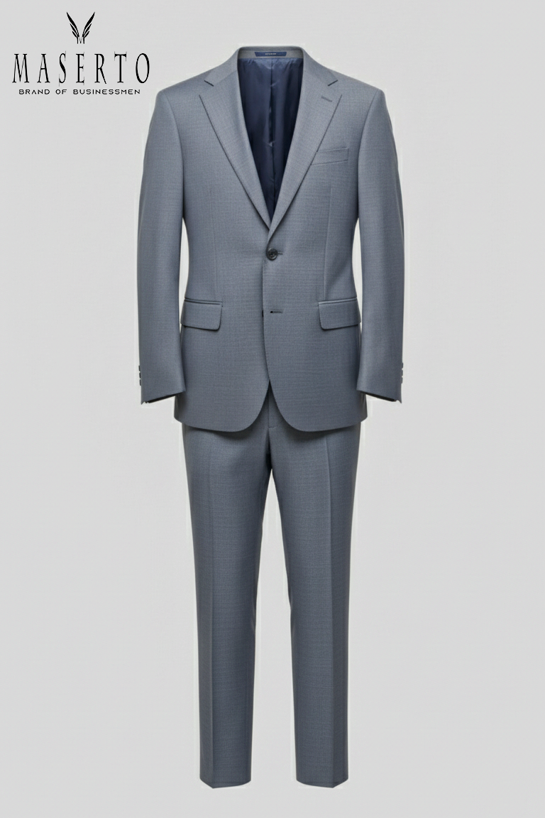 Maserto Erkek Takım Elbise Günlük, Spor Şık ve Modern 
