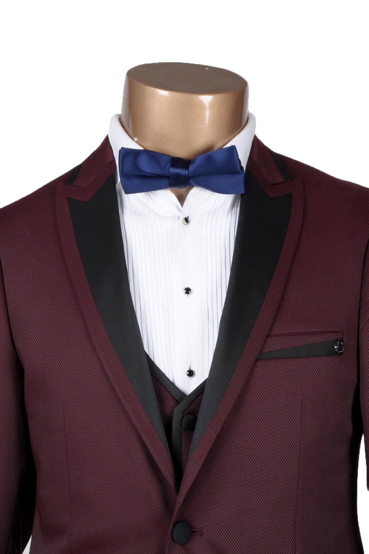 Maserto Mavi Düz Papyon