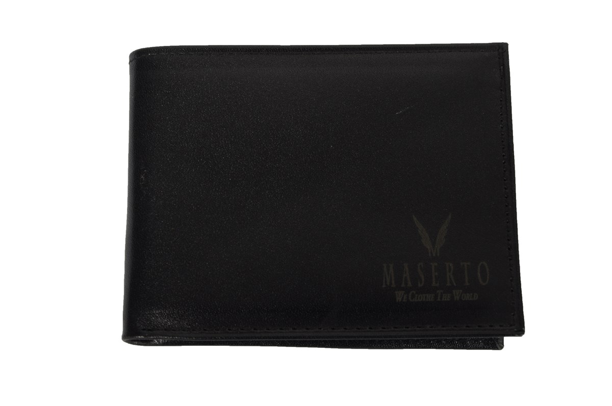 MASERTO SİYAH ERKEK CÜZDAN