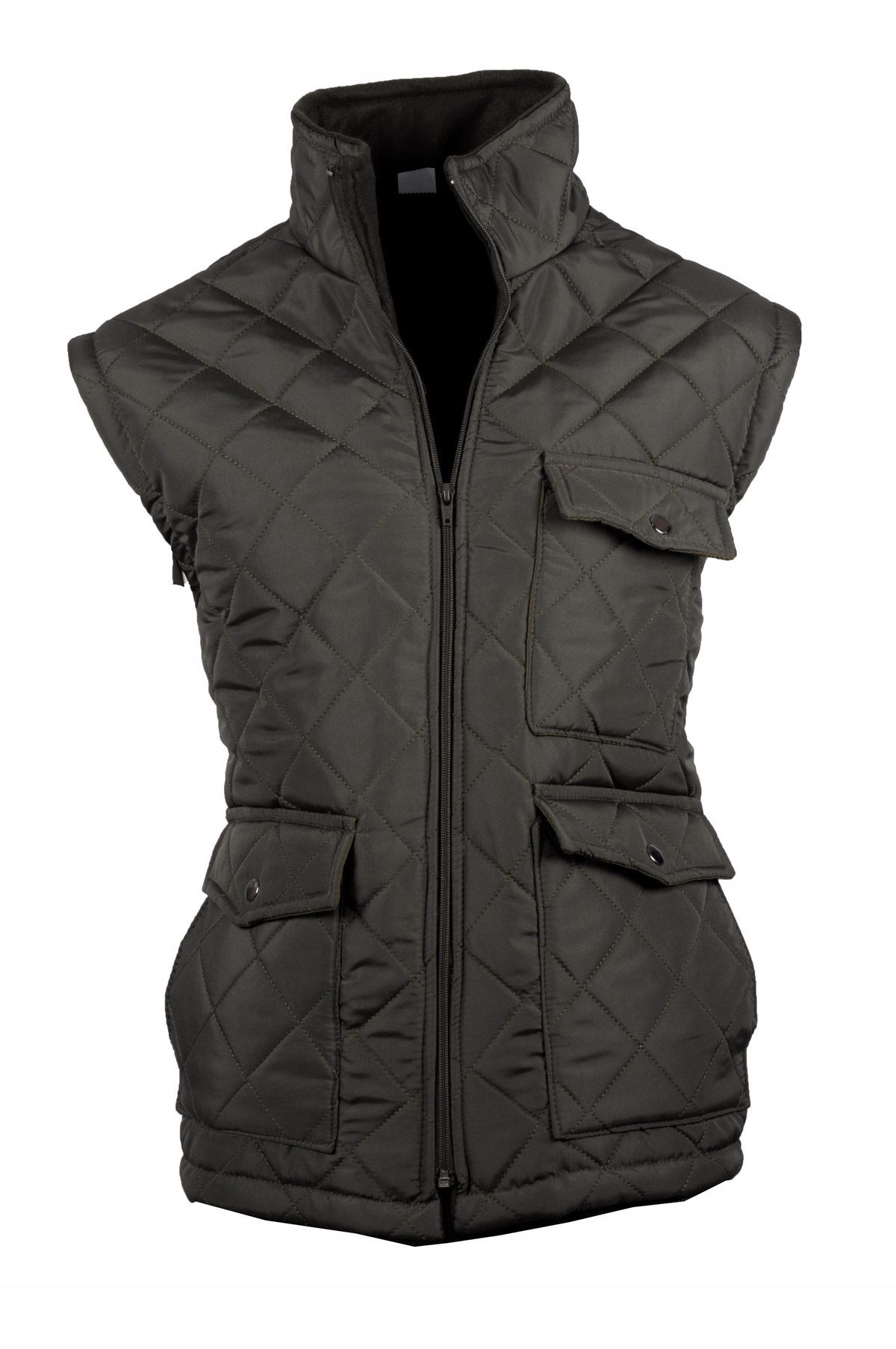 Maserto Slim Fit Koyu Yeşil Spor Şişme Yelek