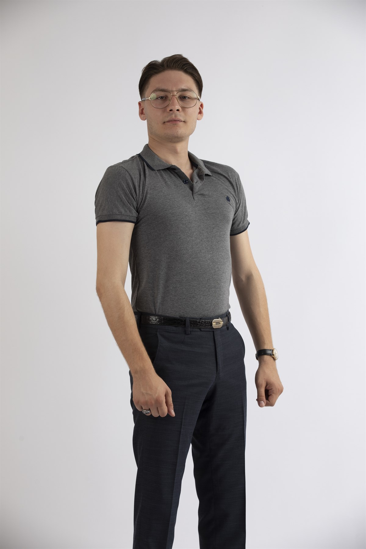 Maserto Slimfit Tişört Kırmızı