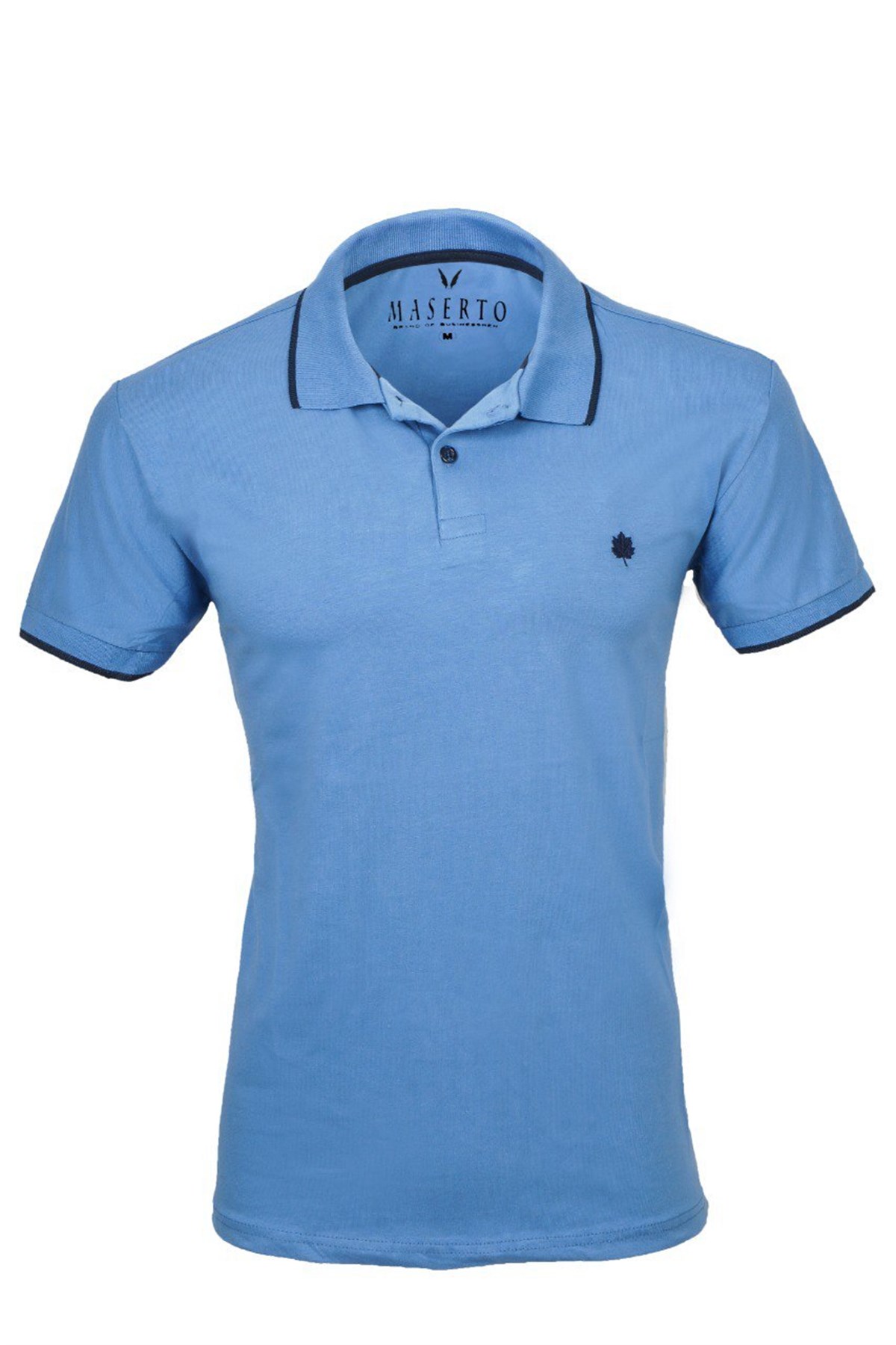 Maserto Slimfit Tişört Mavi