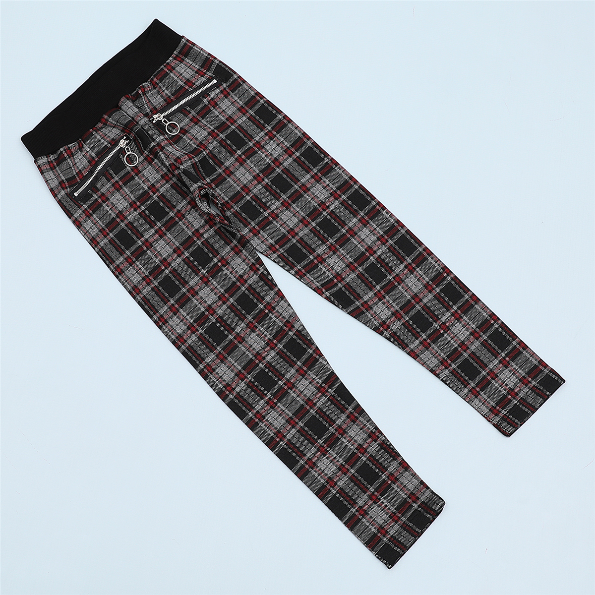 KIZ ÇOCUK İnce Outlet Pantolon  - (7 Yaş-12 Yaş) - 6 Adet  - 22193