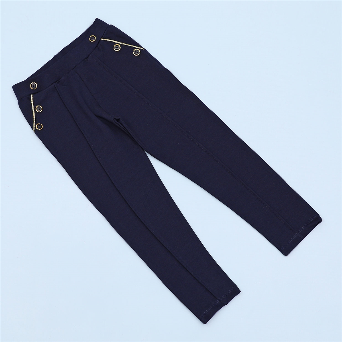 KIZ ÇOCUK İnce Outlet Tayt  - (5 Yaş-10 Yaş) - 6 Adet  - 41425