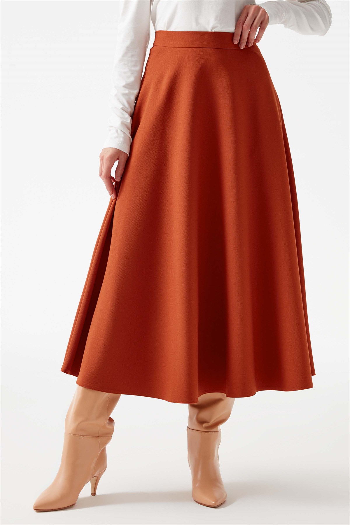 Godeli Basic Skirt - Camel