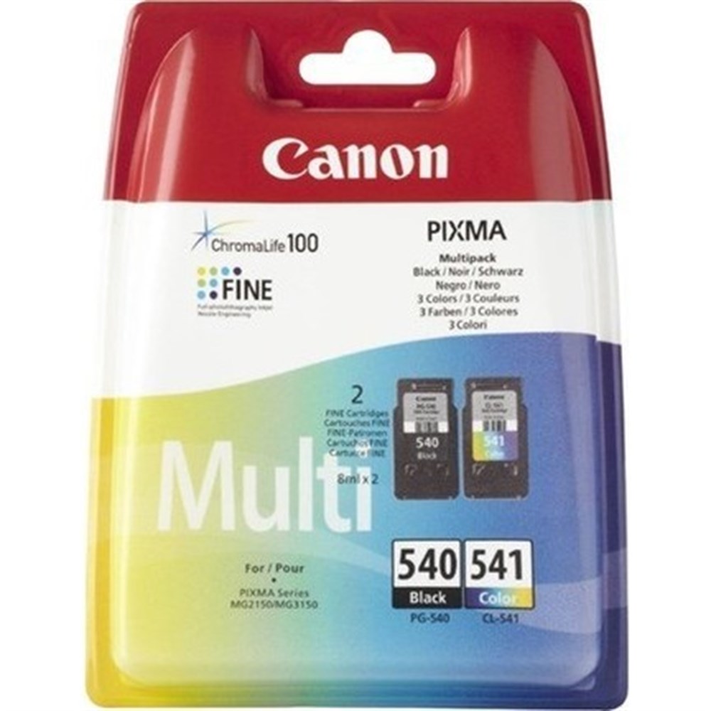 CANON PG-540 BK+CL-541 Kartuş (2'Lİ PAKET)