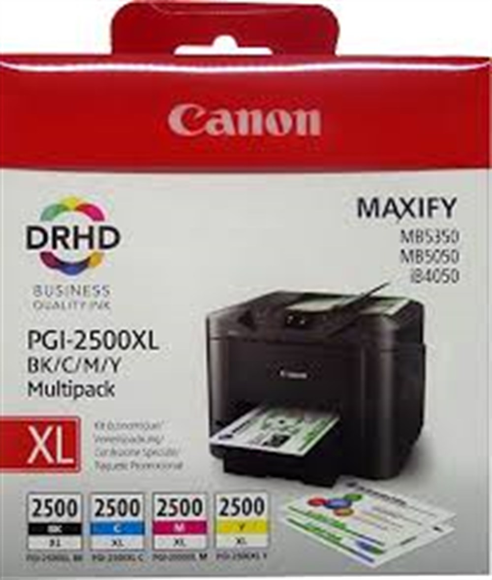 Canon PGI-2500XL BK/C/M/Y Mürekkep Kartuşları