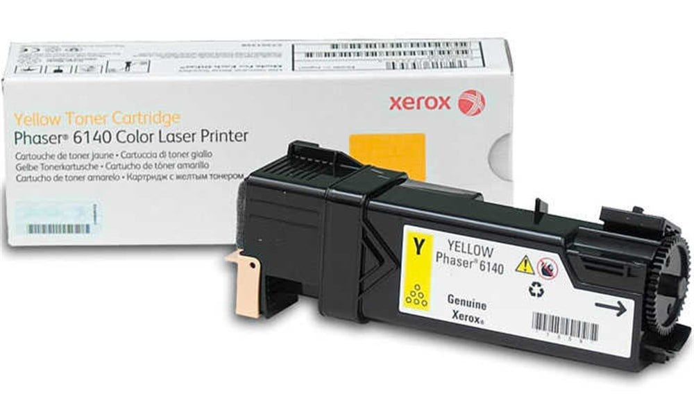 Xerox 6140 Orijinal Toner - Sarı - 106R01483