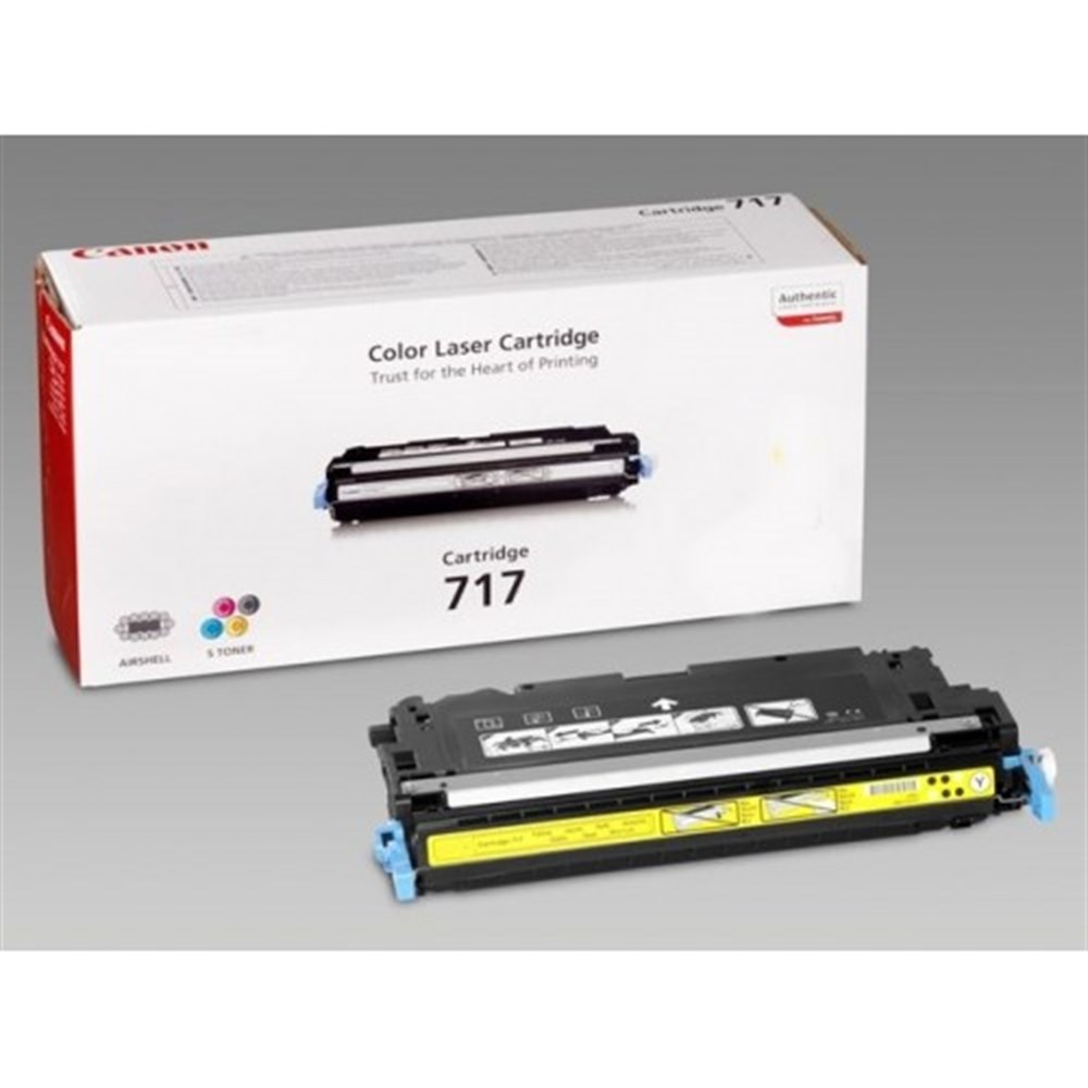 Canon CRG 717Y Orijinal Renkli Toner - Sarı