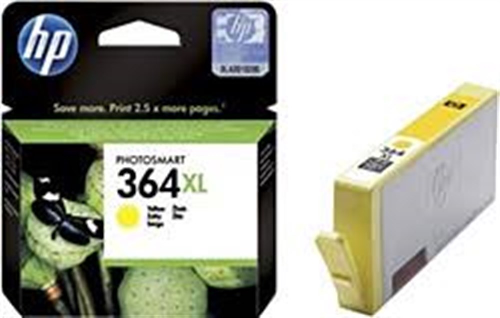HP 364XL (CB325EE) Orjinal Kartuş Y.K. - Sarı
