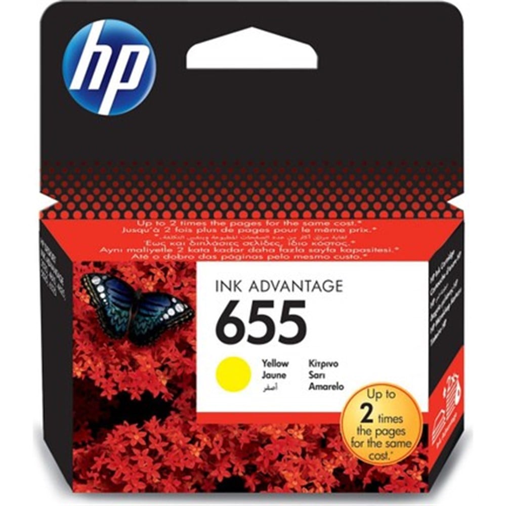 HP 655 SARI KARTUŞ CZ112AE (3525/4615/4625/5525)