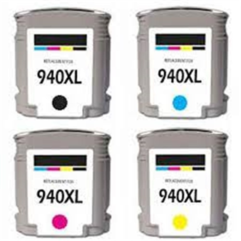 HP 940XL Muadil Kartuş Set ( 4 Renk ) CMYK