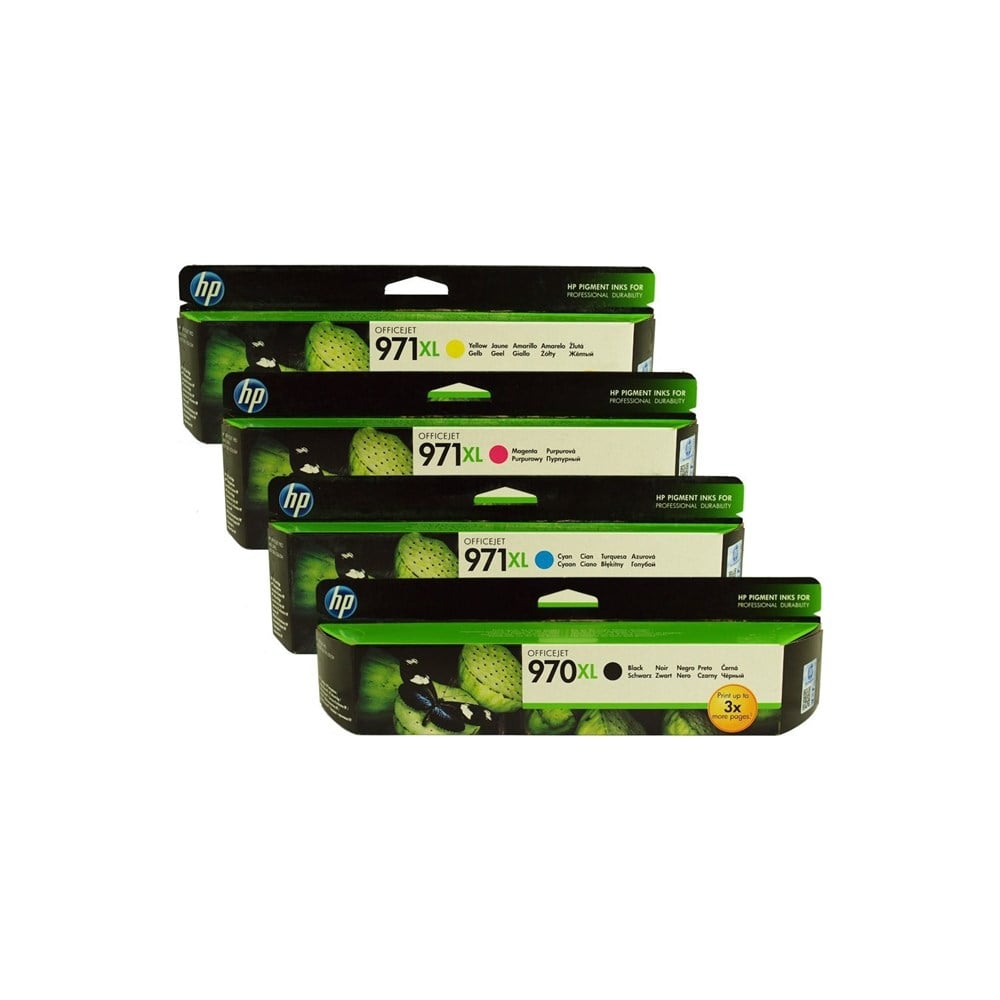 HP 970XL SERİSİ 4LÜ SET ORJİNAL KARTUŞLAR