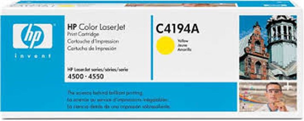 HP C4194A Orjinal  Renkli Toner Kartuş - Sarı