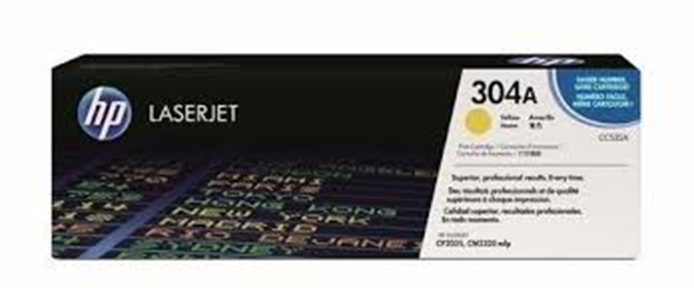 HP CC532A Orijinal Renkli Toner Kartuş - Sarı