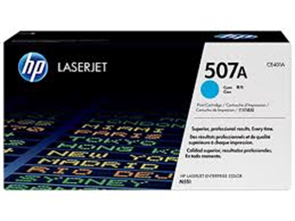 Hp CE401A Orjinal Renkli Toner - HP 507A Mavi Toner
