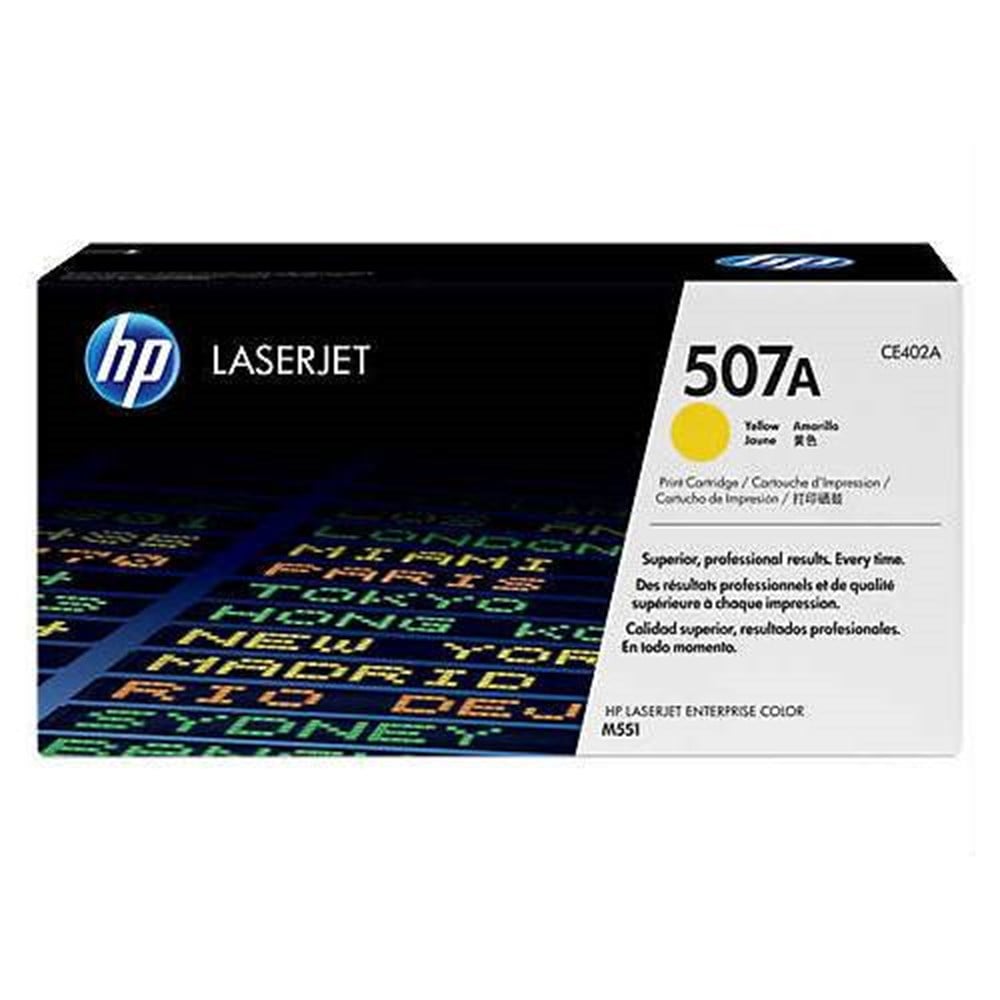 Hp CE402A Orjinal Renkli Toner - HP 507A Sarı Toner