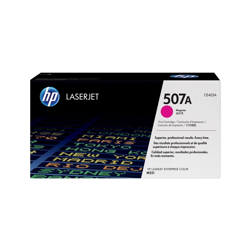 Hp CE403A Orjinal Renkli Toner - HP 507A Kırmızı Toner