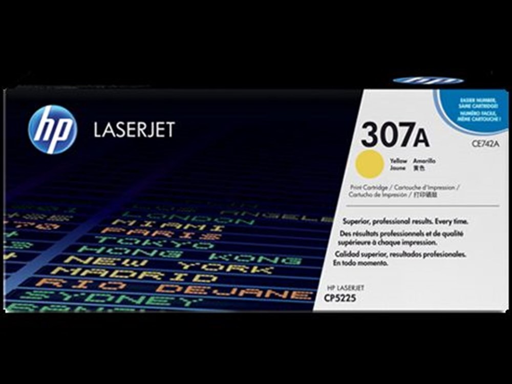 HP CE742A Orjinal Toner (307A) Sarı