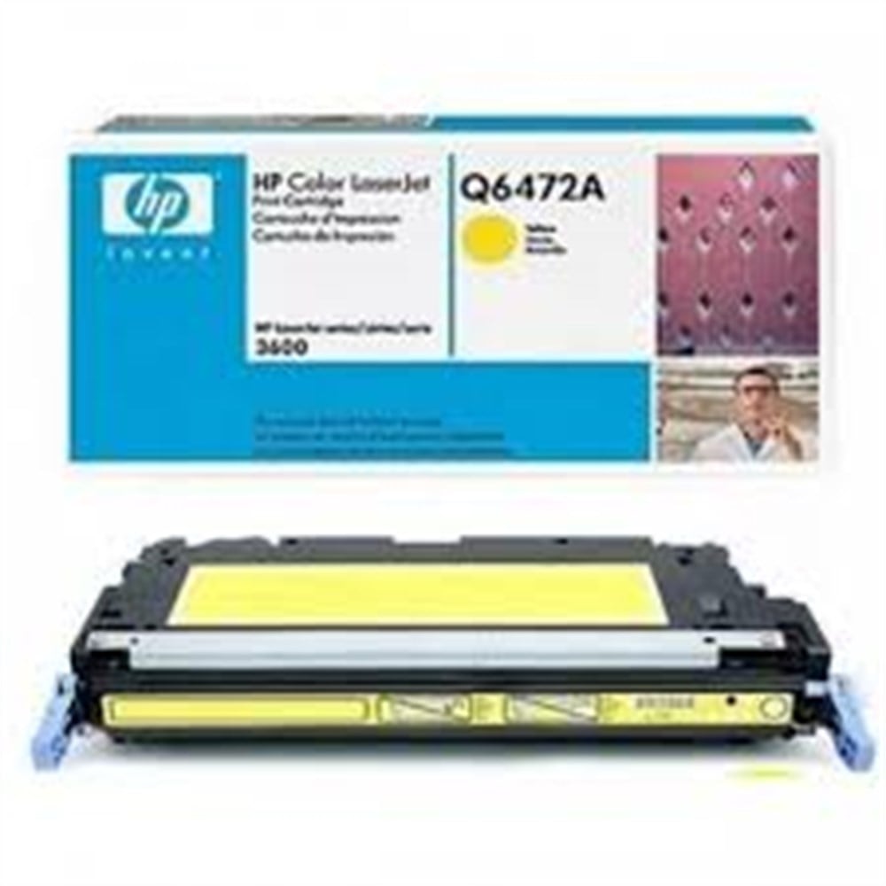 HP Q6472A Orjinal Renkli Toner Kartuş -Sarı