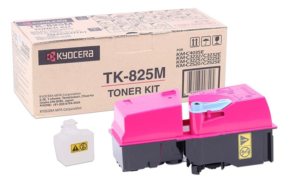 Kyocera TK-825 M Orjinal Toner - Kırmızı