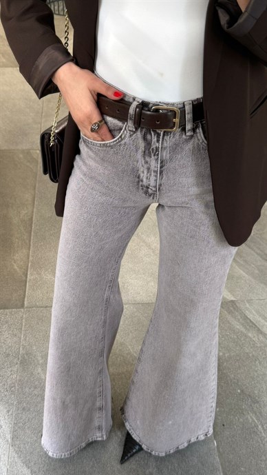 Açık Karamel İspanyol Paça Jean(3992-158)