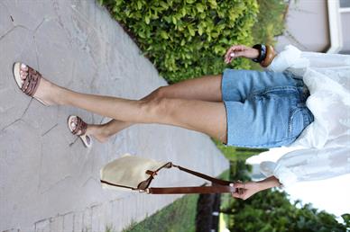 Açık Mavi Denim Şort