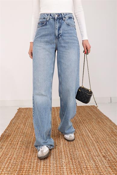 Açık Mavi Palazzo Jean(718-15)