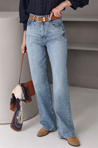 Açık Mavi Straight Fit Jean(2478-84)
