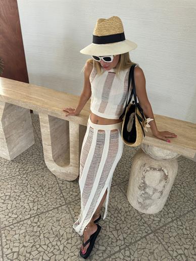 Astarlı Ekru Triko Takım