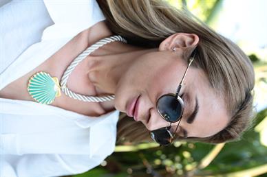 Bakır Füme Çerçeve Mavi Degrede Gözlük(Ae 2404)