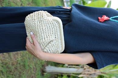 Beige Küçük  Clutch Çanta