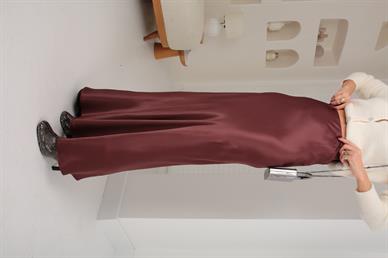 Beli Lastikli Maxi Saten Etek