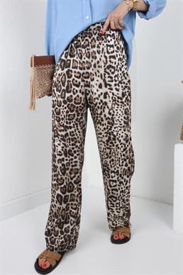 Beli Lastikli Saten Pantolon