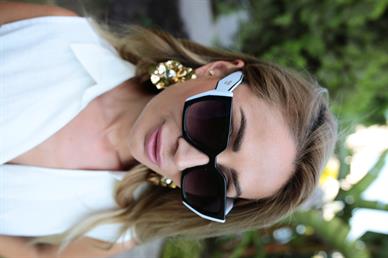 Beyaz Kalın Kemik Çerçeveli Gözlük(Pr15w)