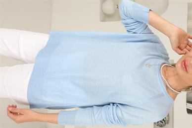 Bisiklet Yaka Bebe Mavi Mevsimlik Triko